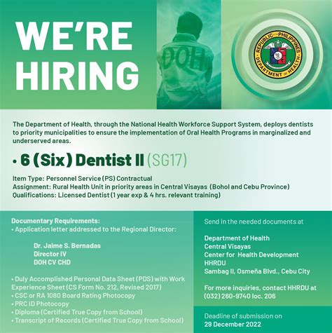 ndp doh hiring 2024|National Health Workforce Support System .